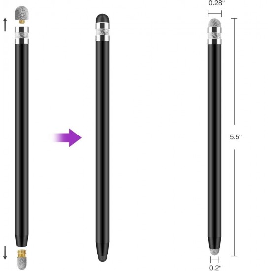 Tech-Protect USP100 4-TIP Touch Stylus Passive Pen - Purple