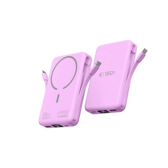 Tech-Protect PB31 MagSafe 10000mAH Power Bank - Purple