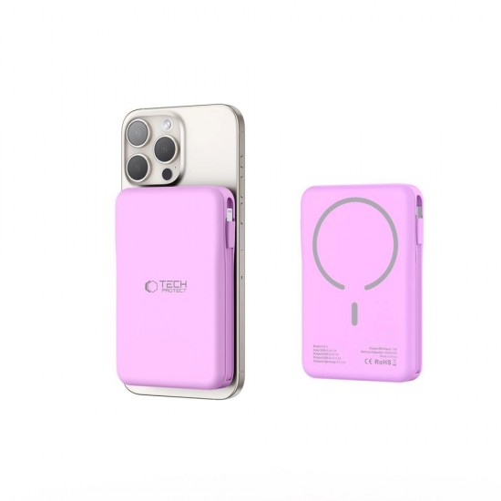 Tech-Protect PB31 MagSafe 10000mAH Power Bank - Purple