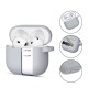 Tech-Protect Silicone Hook Case for AirPods 4 - Gray