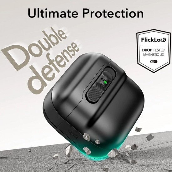 ESR Pulse Halolock Magsafe case for AirPods 4 - black