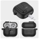 Tech-Protect Slim Hook Case for AirPods 4 - Black
