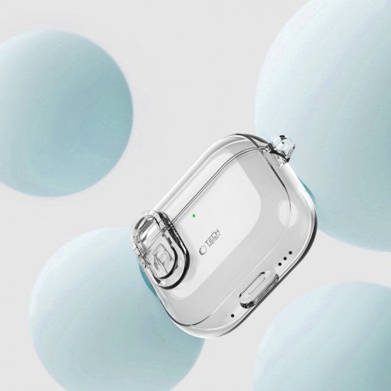 Tech-Protect Slim Hook Case for AirPods 4 - Clear