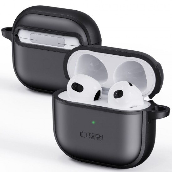 Tech-Protect Slim Hook Case for AirPods 4 - Black