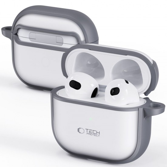 Tech-Protect Slim Hook Case for AirPods 4 - Gray