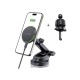 Tech-Protect MM15W-V7 QI2 Car Holder with Inductive Charger - Black