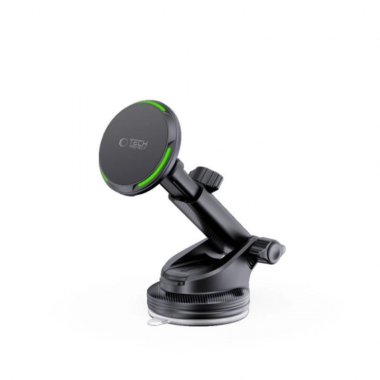 Tech-Protect MM15W-V7 QI2 Car Holder with Inductive Charger - Black
