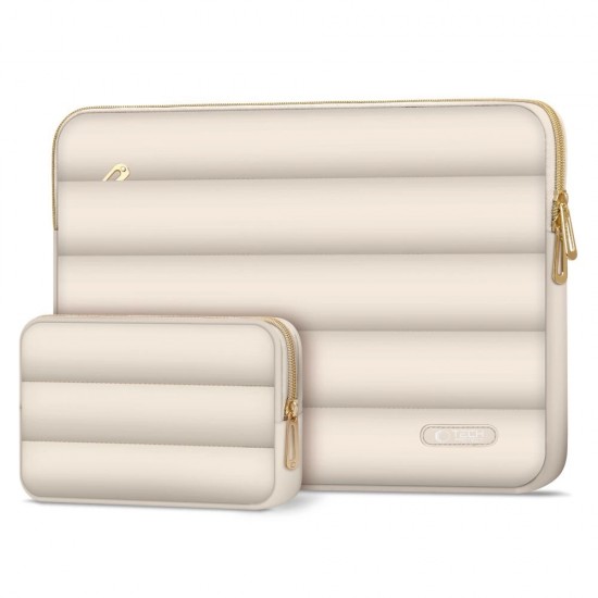 Tech-Protect Puffy 13-14 Laptop Bag - Beige