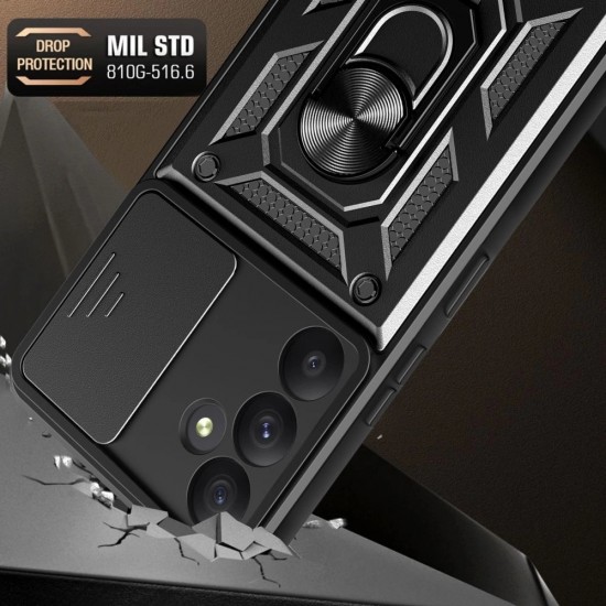 Tech-Protect CamShield Pro Case for Samsung Galaxy S24 FE - Black