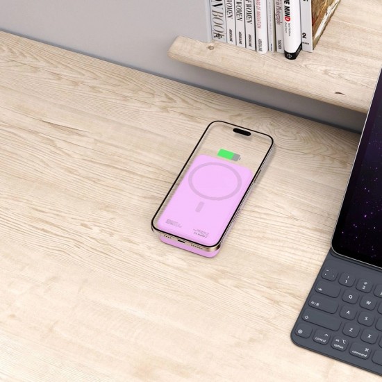 Powerbank Tech-Protect PB12 LifeMag MagSafe 20000MAH - purple