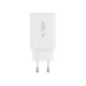 Tech-Protect NC45W-GAN 2-PORT PD45W Charger + TYPE-C CABLE - white
