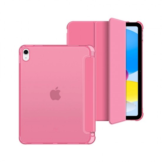 Tech-Protect SC Pen Hybrid Case for iPad 10 / 2022 - Pink - Transparent