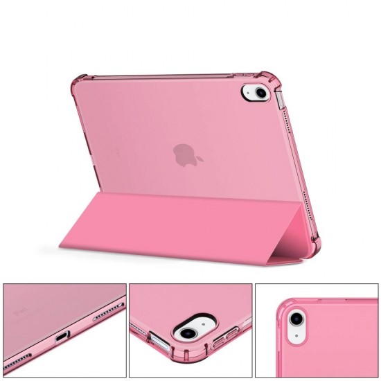 Tech-Protect SC Pen Hybrid Case for iPad 10 / 2022 - Pink - Transparent