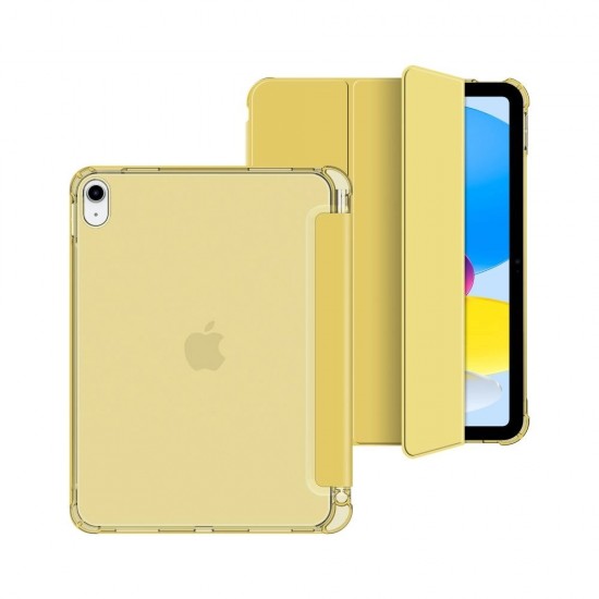 Tech-Protect SC Pen Hybrid Case for iPad 10 / 2022 - Yellow - Transparent