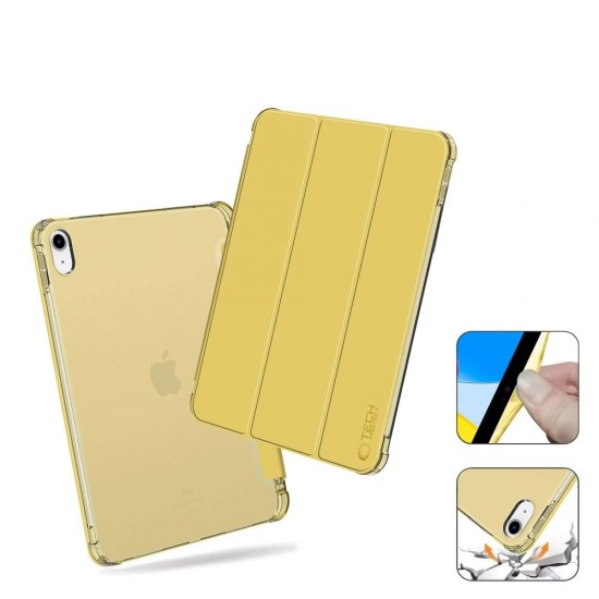 Tech-Protect SC Pen Hybrid Case for iPad 10 / 2022 - Yellow - Transparent