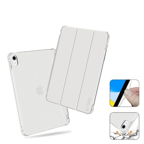 Tech-Protect SC Pen Hybrid Case for iPad 10 / 2022 - Gray - Transparent