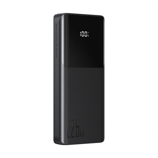 Joyroom JR-PBF19 22.5W 10000mAh Powerbank with Two Built-in Cables - Black