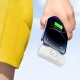 Wozinsky WF16-YLS 5000mAh 15W Lightning Mini Power Bank with Built-in USB-C Cable and Apple Watch Charger - White