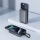 Powerbank Acefast M10 Magnetic 2x USB-C PD 30W with 15W Inductive Charging and USB-C Cable - Black