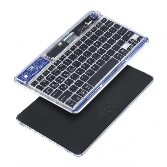Dux Ducis Keyboard (CK Series) Wireless for Laptop / Tablet / Phone - Transparent