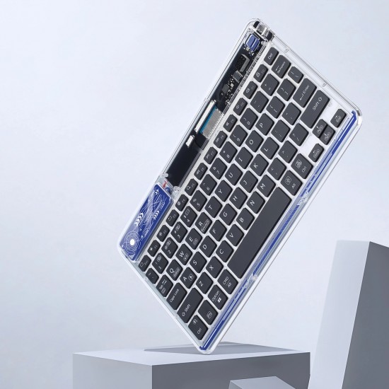 Dux Ducis Keyboard (CK Series) Wireless for Laptop / Tablet / Phone - Transparent