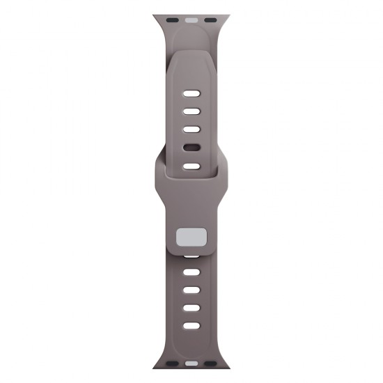 3mk Silicone Watch Strap for Apple Watch 38/40/41 mm - Dark Gray