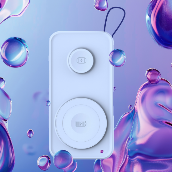 Powerbank 3mk PastelUp 10,000mAh 22.5W USB 1A1C - blue