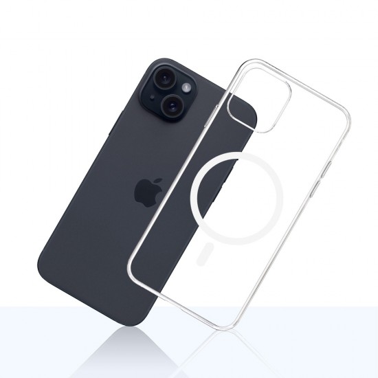 3mk Clear MagCase for Apple iPhone 15 - transparent