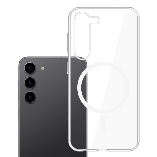 3mk Clear MagCase for Samsung Galaxy S23 5G - transparent