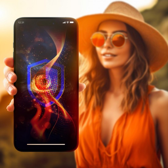 Tempered Glass 3mk Eye Care Protector for Apple iPhone 15/16