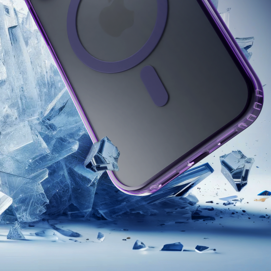 3mk Frosty MagCase Purple Case for Apple iPhone 12 Pro Max - purple