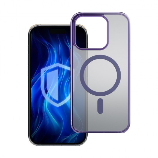 3mk Frosty MagCase Purple Case for Apple iPhone 16 Pro - purple