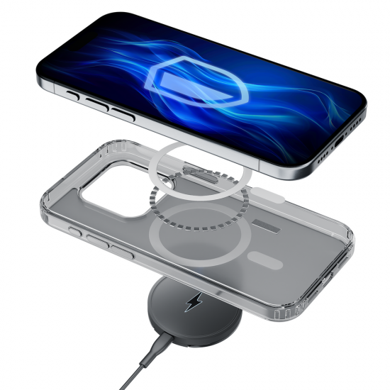 3mk Frosty MagCase White Case for Apple iPhone 16 Pro Max - white