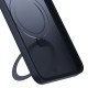 3mk Smoke Case Mag&Stand for Apple iPhone 15 plus - black