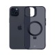 3mk Smoke Case Mag&Stand for Apple iPhone 15 plus - black