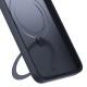 3mk Smoke Case Mag&Stand for Apple iPhone 16 - black