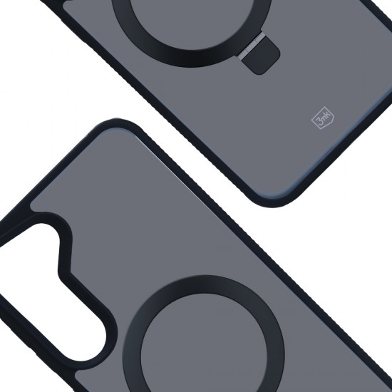3mk Smoke Case Mag&Stand for Samsung Galaxy S24+ - black