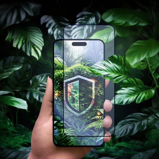 Tempered Glass 9H 3mk HardGlass Max for Apple iPhone 15 Plus/16 Plus