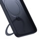 3mk Smoke Case Mag&Stand for Apple iPhone 16 pro max - black