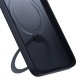 3mk Smoke Case Mag&Stand for Apple iPhone 12 pro max - black