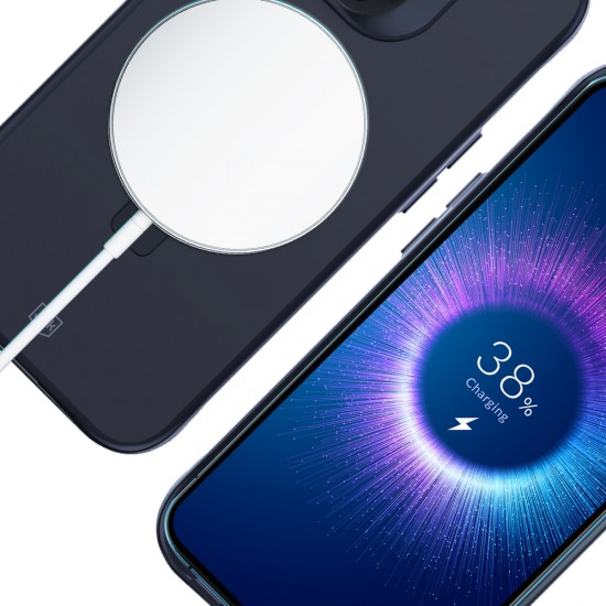 3mk Smoke Case Mag&Stand for Apple iPhone 13 pro max - black