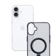 3mk Smoke Case Mag&Stand for Apple iPhone 16 plus - transparent