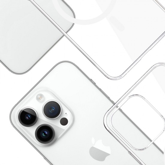 3mk Clear MagCase Case for Apple iPhone 13 Pro Max - Transparent