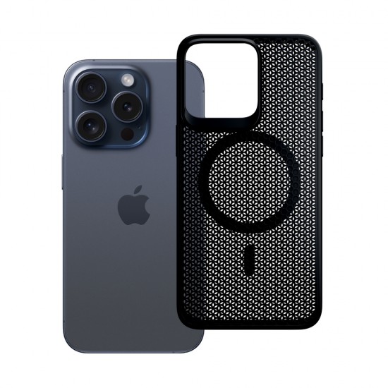 3mk COOLing MagCase Case for Apple iPhone 16 Pro Max - Black