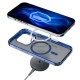 3mk Frosty MagCase Blue Case for Apple iPhone 15 - Transparent