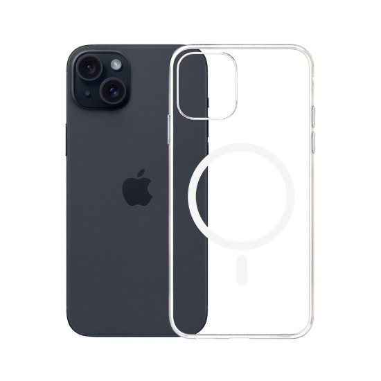 3mk Clear MagCase for Apple iPhone 15 Plus - transparent