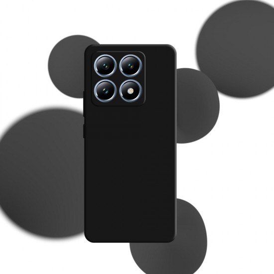 3mk Silicone Case for Xiaomi 14T - black