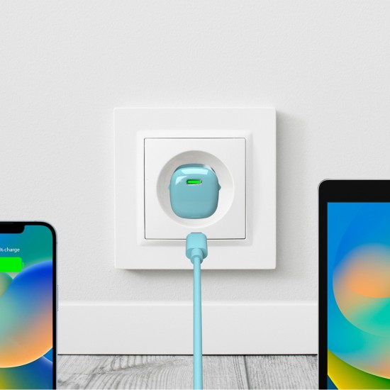 Puro 20W GaN USB-C Wall Charger - Green
