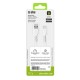 SBS TECABLEMICROC15W USB-A - USB-C Cable 1.5m - White