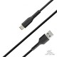 SBS TECABLEMICROC15K USB-A - USB-C Cable 1.5m - Black
